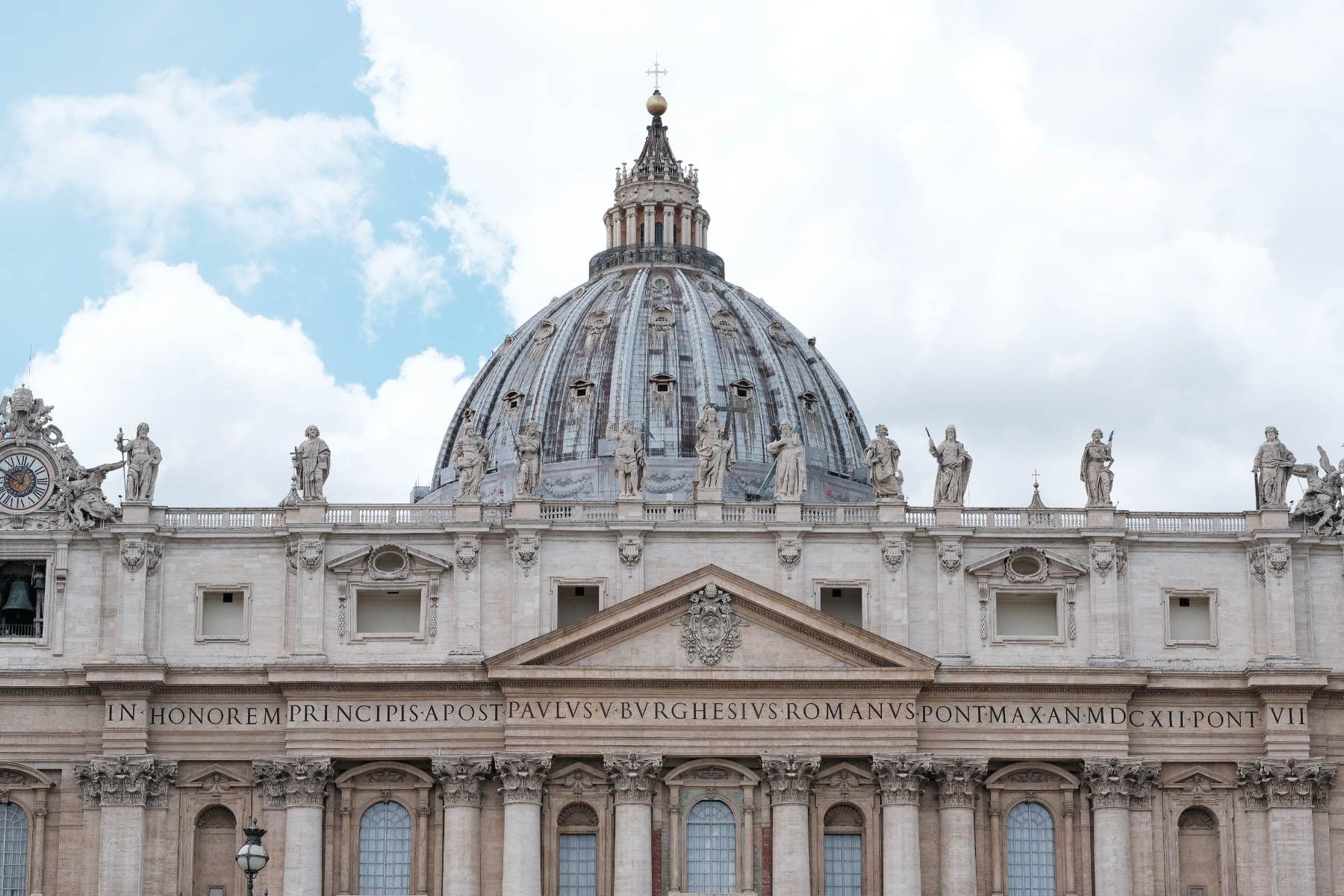 Rome Vatican Saint Peter Basilica Maderno Facade